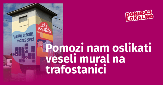 Oslikajmo veseli mural na trafostanici